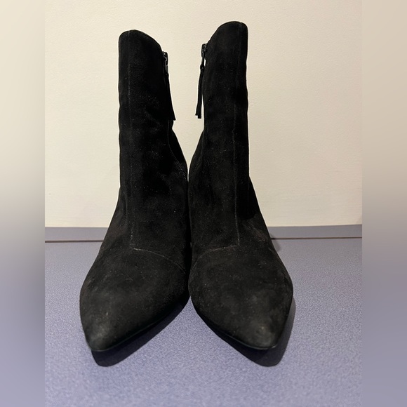 Topshop Suede Mid Calf Boot - Picture 4 of 6